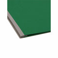 Smead Letter Recycled Fastener Folder, Green, 8 1/2" Width x 11" Length, SMD81451