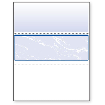 Paris DocuGard Security Business Checks, Marble Blue, 8 1/2" x 11", 500 / Ream, PRB04509