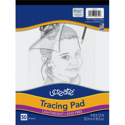 Dixon Ticonderoga UCreate Tracing Pad, 9" x 12", 1 Pad, PAC2312