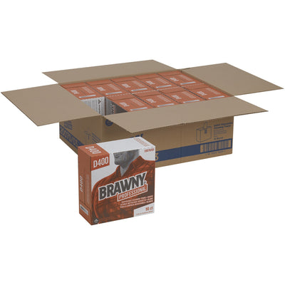 Georgia Pacific . Brawny Professional D400 Disposable Cleaning Towels, White, 10 / Carton, GPC2007003CT