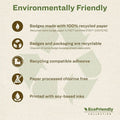 Avery Eco-friendly Premium Name Badge Labels, Matte, 80 / Pack, AVE48395