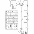 Alba Black Coat Stand, ABAPMCLEON