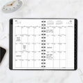 ACCO At-A-Glance Contemporary Weekly/Monthly Planner, Charcoal, 4 7/8", AAG70100X45