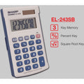 Sharp Calculators Handheld Calculator with Hard Case, Blue, SHREL243SB