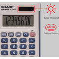 Sharp Calculators Handheld Calculator with Hard Case, Blue, SHREL243SB