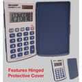 Sharp Calculators Handheld Calculator with Hard Case, Blue, SHREL243SB