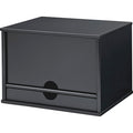 Victor Midnight Black Collection Wood Desktop Organizer, VCT4720-5