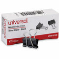 Universal Binder Clip, Silver, 12 / Box, UNV10199