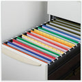 Universal 1/3 Tab Cut Letter Hanging Folder, Standard Green, 8 1/2" Width x 11" Length, 25 Box, UNV24113