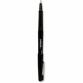 Universal Porous Point Pen, Stick, Medium 0.7 mm, Black Ink, Black Barrel, Dozen, 1 Dozen, UNV50502