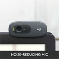 Logitech C270 Webcam - 30 fps - Black - USB 2.0 -, LOG960000694