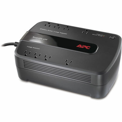 Schneider Electric SA Electric Back-UPS 650 VA Desktop UPS, Black, 2EA/CT — view 1