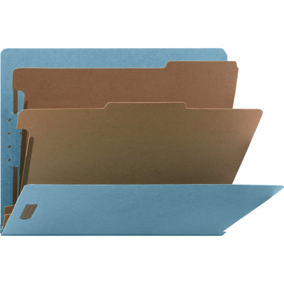 Nature Saver Letter Recycled Classification Folder, Blue, 8 1/2" Width x 11" Length, 10 / Box, NATSP17371