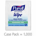 Gojo PURELL Sanitizing Hand Wipe Towelettes, White, 1000 / Carton, GOJ90211M