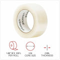 Universal General-Purpose Box Sealing Tape, 3" Core, 1.88" x 110 yds, Clear, 6/Pack, UNV63500