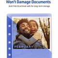 Avery Mini Binder Pockets, Assorted, 5.5" x 8.5", 5ct (75307), Blue, 5 1/2" Width x 8 1/2" Length, 5 / Pack, AVE75307