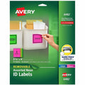Avery Multipurpose Label, Neon Yellow, 5 Pack, AVE6482