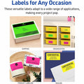 Avery Multipurpose Label, Neon Yellow, 5 Pack, AVE6481