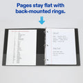 Avery Durable View Binder 1", Round Rings, 5�" x 8�", White, 5 1/2" Width x 8 1/2" Length, AVE17116