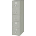 Lorell Fortress Series 26-1/2" Commercial-Grade Vertical File Cabinet, Light Gray, LLR48499