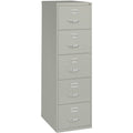 Lorell Fortress Series 26-1/2" Commercial-Grade Vertical File Cabinet, Light Gray, LLR48502