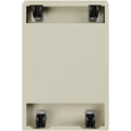 Lorell 20" Box/Box/File Mobile File Cabinet with Full-Width Pull, Putty, LLR49520