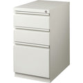 Lorell 20" Box/Box/File Mobile File Cabinet with Full-Width Pull, Light Gray, LLR49522
