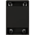 Lorell 20" File/File Mobile File Cabinet with Full-Width Pull, Black, LLR49524