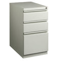 Lorell 23" Box/Box/File Mobile File Cabinet with Full-Width Pull, Light Gray, LLR49528