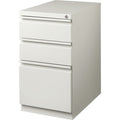Lorell 23" Box/Box/File Mobile File Cabinet with Full-Width Pull, Light Gray, LLR49528