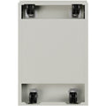 Lorell 23" Box/Box/File Mobile File Cabinet with Full-Width Pull, Light Gray, LLR49528