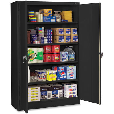 Tennsco Jumbo Storage Cabinet, Black, TNNJ2478SUBK