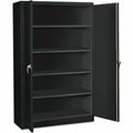 Tennsco Jumbo Storage Cabinet, Black, TNNJ2478SUBK