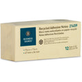 Business Source Yellow Adhesive Notes, 1 Pack, BSN21459