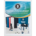 Business Source Full Sheet Top Load Poly Sheet Protectors, Clear, 8 1/2" Width x 11" Length, 1 Box, BSN37519