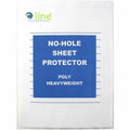 C-Line No-Hole Poly Sheet Protectors, Clear, 8 1/2" Width x 11" Length, 1 Box, CLI62907