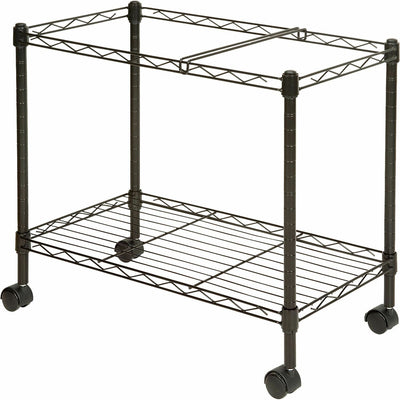 Lorell Mobile File Cart, Black, LLR45651