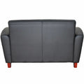 Lorell Accession Reception Loveseat, Black, LLR68951