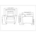 Lorell Accession Club Chair, LLR68952