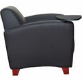 Lorell Accession Club Chair with Tablet Tray, LLR68953