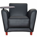 Lorell Accession Club Chair with Tablet Tray, LLR68953