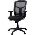 Lorell Executive Mesh High-back Swivel Chair, Black, LLR86205