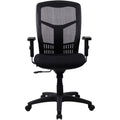 Lorell Executive Mesh High-back Swivel Chair, Black, LLR86205