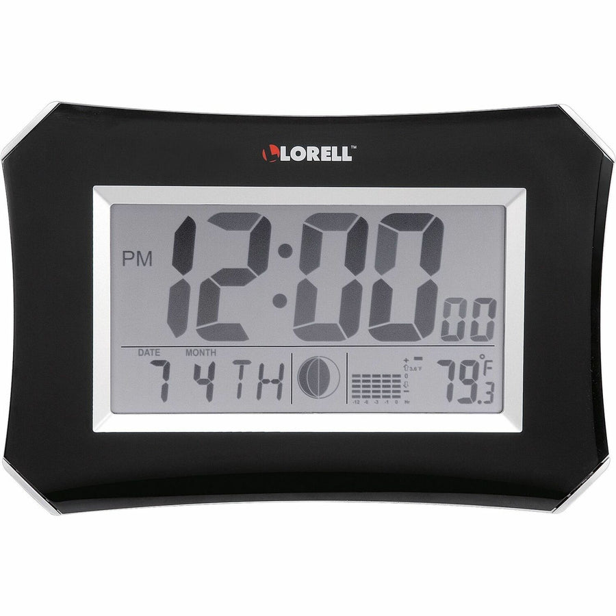 Lorell LCD Wall/Alarm Clock, Timer, LLR60998