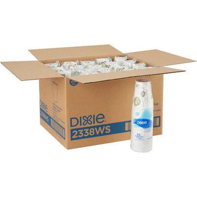 Georgia Pacific . Dixie Pathways 8 oz Paper Hot Cups By GP Pro, White, 20 / Carton, DXE2338WSCT