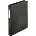 Business Source Slanted D-ring Binders, Black, BSN33105
