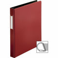Business Source Slanted D-ring Binders, Burgundy, BSN33106