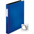 Business Source Slanted D-ring Binders, Blue, BSN33107