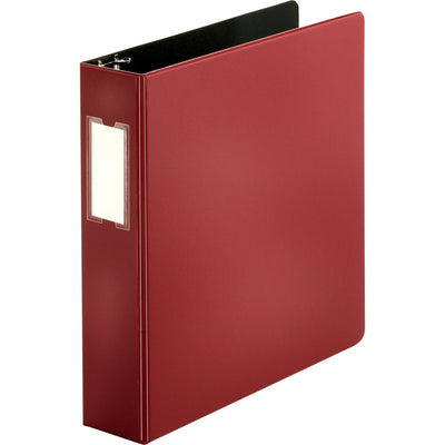 Business Source Slanted D-ring Binders, Burgundy, 6EA/CT — view 1