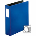 Business Source Slanted D-ring Binders, Blue, BSN33111